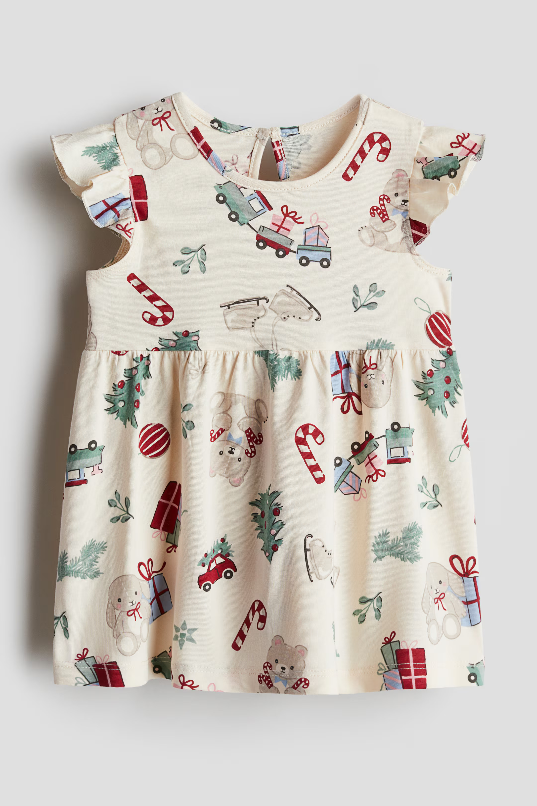 Flutter-sleeved Dress | H&M (US + CA)