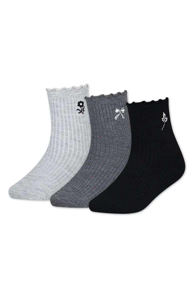 Kids' Icon Assorted 3-Pack Crew Socks | Nordstrom