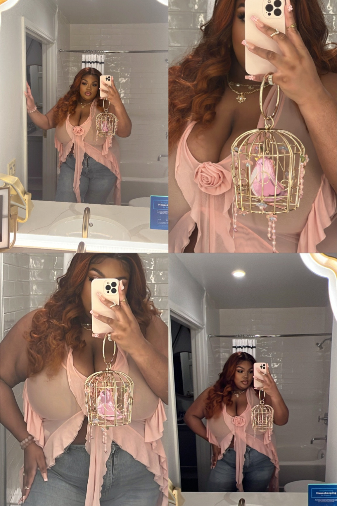 All the details of my bday look🎀
Purse 👛 : “Not Ur Caged Bird Handbag”- Sugar Thrillz

#LTKbeauty #LTKplussize