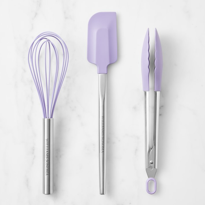 Williams Sonoma 3-Piece Stainless-Steel Silicone Utensils Set | Williams-Sonoma