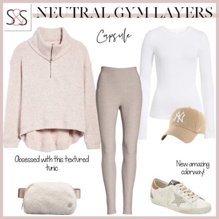 A chunky and slouchy half zip pullover with leggings is a winter must have! Lululemon accessories and neutral sneakers finish the outfit!

#LTKHoliday #LTKSeasonal #LTKover40
