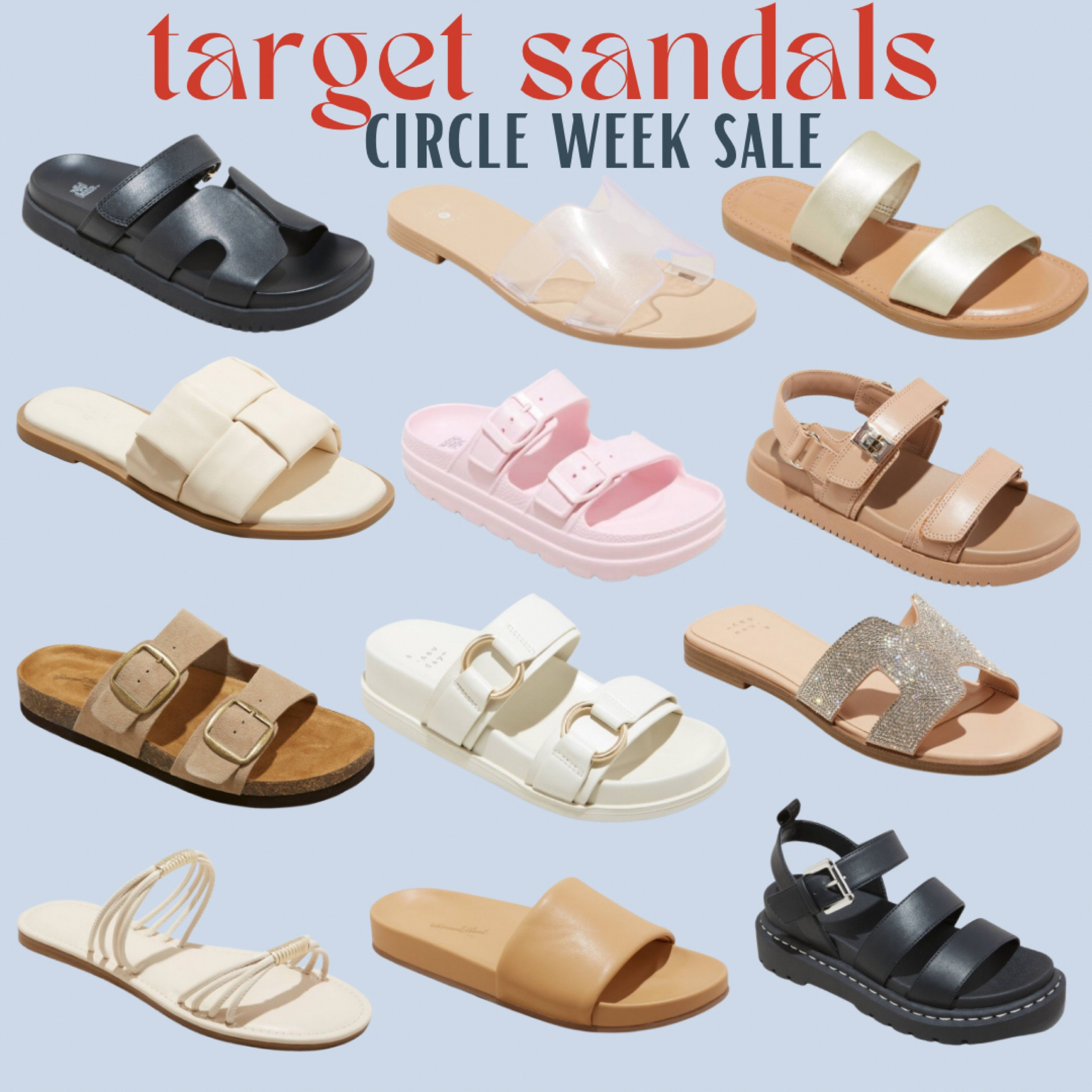Target circle week is here!!! The BEST sales on all the summer sales seentials for men, women, baby, toddler, kids, men- the whole family!! RUN and grab these adorable sandals while they’re in stock and 30% off! Amazing deals and so cute all spring and summer 

#LTKshoecrush #LTKxTarget #LTKsalealert