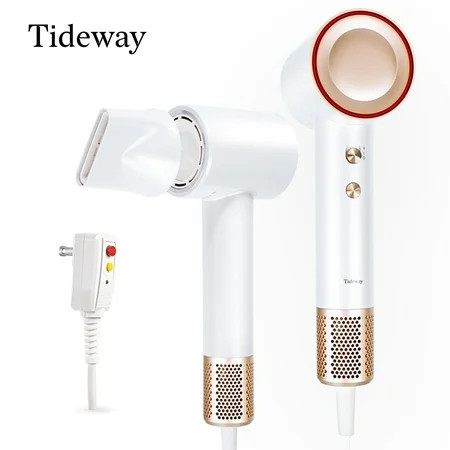 Tideway Official Shop | Tideway PRO M01 High-Speed Hair Dryer | Pro Gold | 110 000 RPM Brushless Motor | Ionic Technology | 4 Heat Settings | Lightweight & Ergonomic Design | Walmart (US)