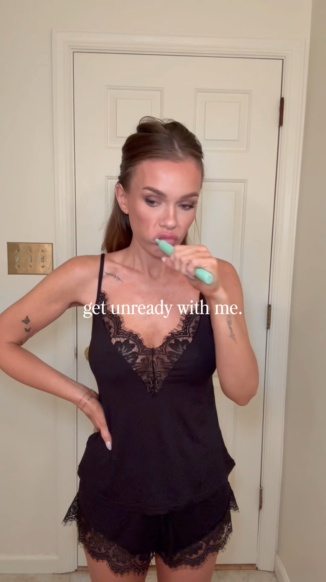 Get unready with me! My nighttime routine 

#LTKHome #LTKSaleAlert #LTKFindsUnder50