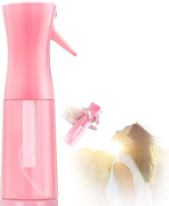 Spray bottles, Spray Water Bottle Fine Mist Refillable, Continuous Spray Bottle for Hair, Skin Ca... | Amazon (US)