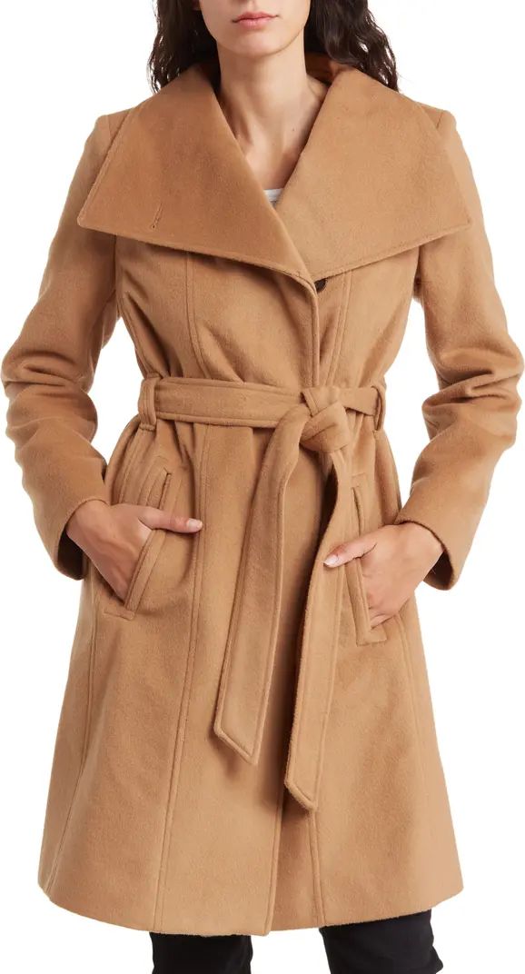 Michael Kors Asymmetric Wool Blend Coat | Nordstromrack | Nordstrom Rack