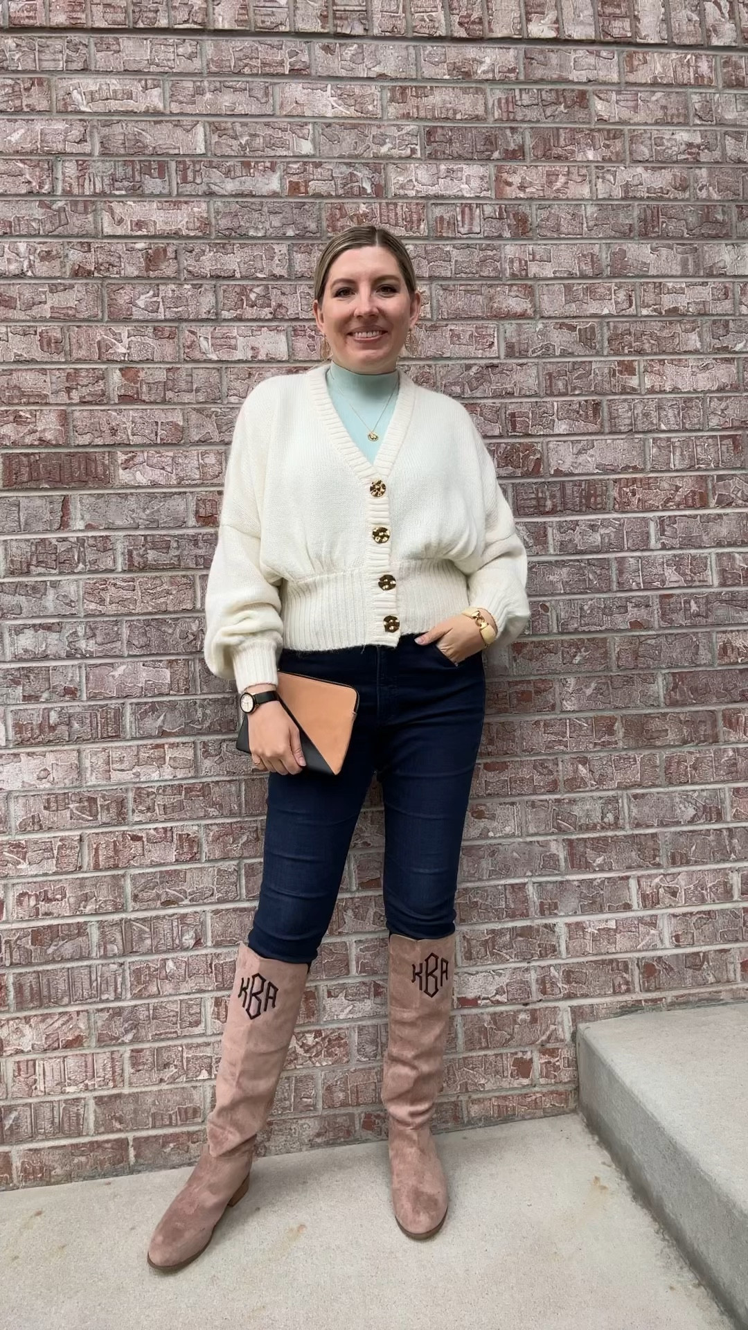 You know your girl loves a monogram and these are delightful- I didn’t have a boot in this color and was looking for one this year, so I thought I might as well get a personalized pair. Voila. 

#LTKSeasonal #LTKVideo #LTKShoeCrush