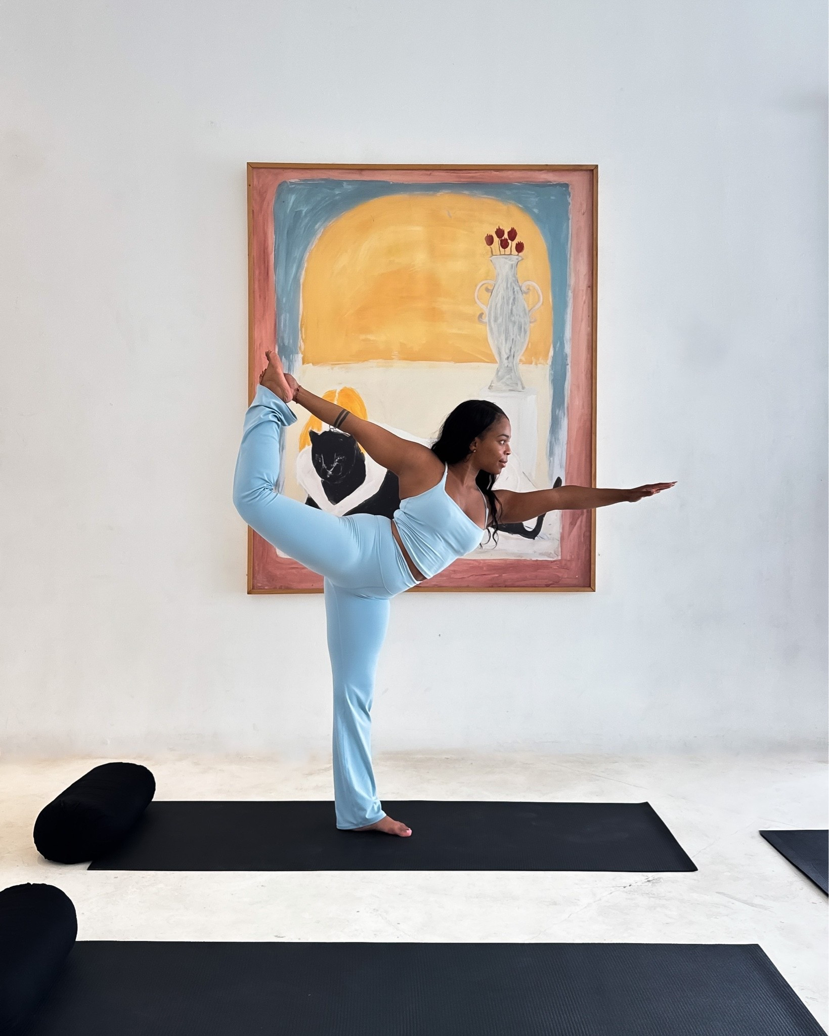 Life in Bali! Yoga for the day. I really love how this set fits me, especially as a girl who is 5’2 and the material is so breathable and comfortable. I also love this powder blue color. It’s so pretty for the summer.

#LTKActive #LTKfitnessgoals #LTKselfcare