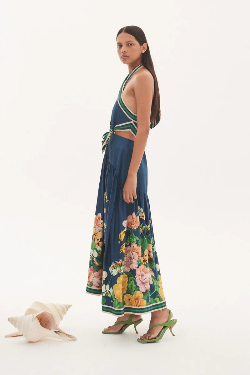 LYLA HALTER MIDI DRESS | Alemais (AU, US, UK)