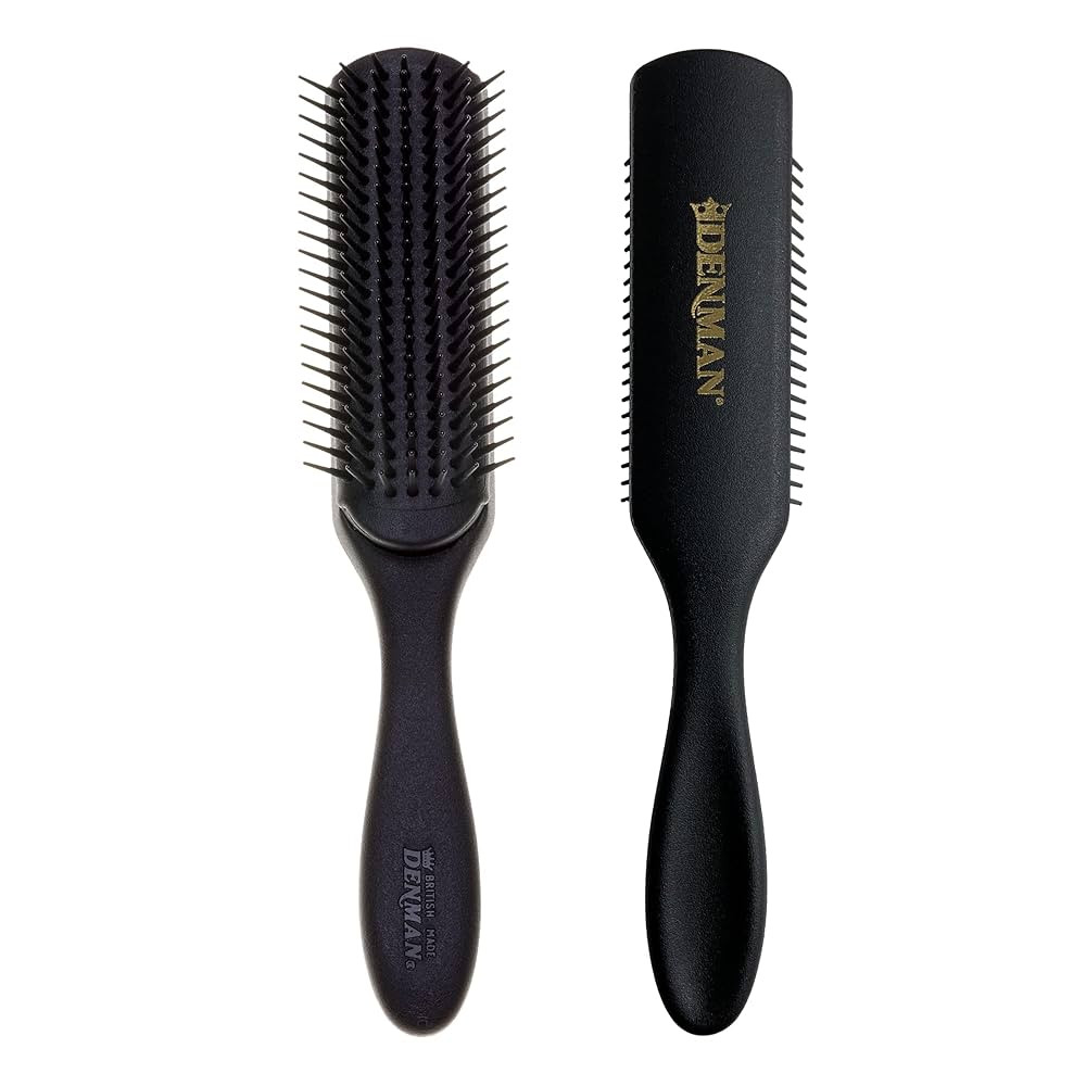 Denman D3 7 Rows Curly Hair Brush Detangling Detangling Detangling Shaping Curls Defining Hair Br... | Amazon (US)
