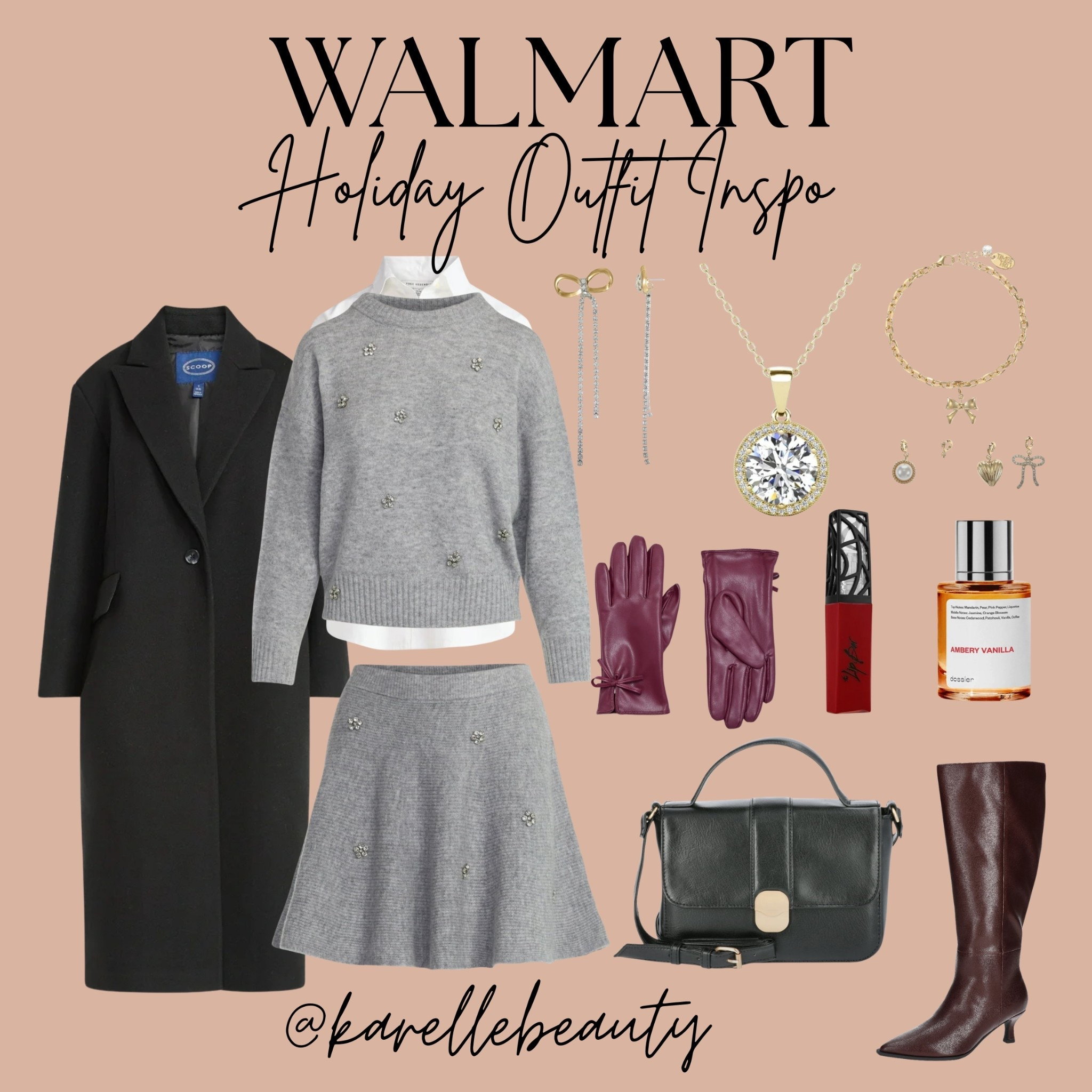 Walmart plus size holiday outfit inspo. 

#LTKFindsUnder100 #LTKHoliday #LTKSeasonal