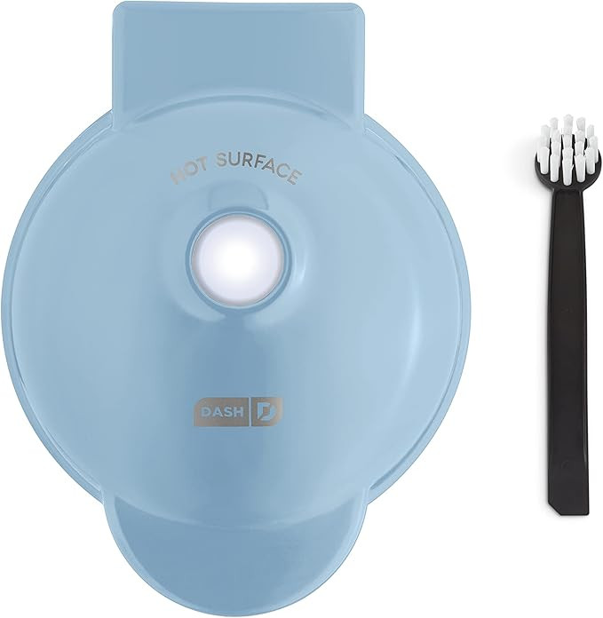 DASH Deluxe Mini Maker for Individual Waffles, Hash Browns, Keto Chaffles with Included Brush and... | Amazon (US)