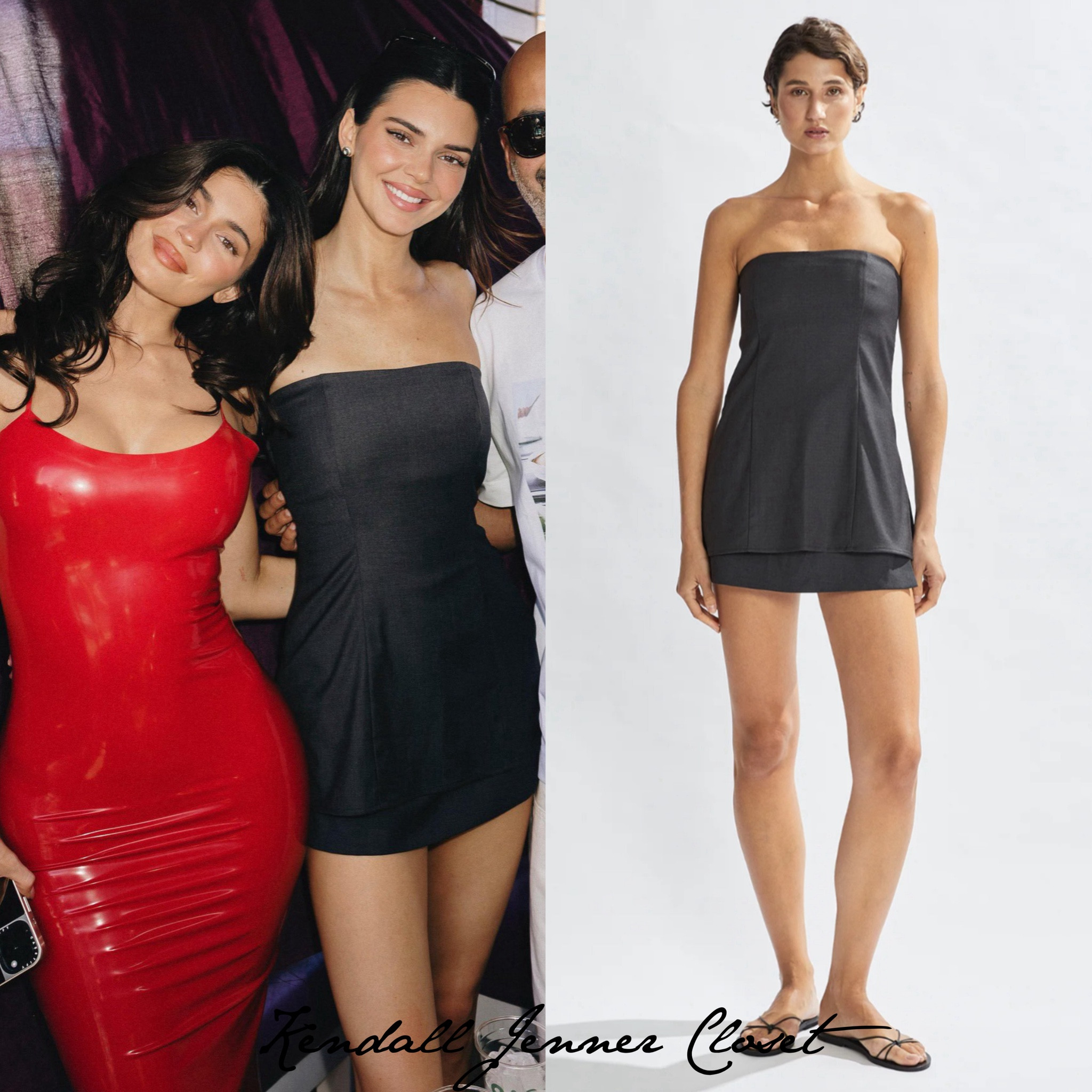 @KendallJenner at a @Drink818 x @DrinkSprinter event at Liv Beach in Las Vegas, NV. - May 10, 2024!

#KendallJenner wore this cute set from @OneMile, she has on the ‘Benny Strapless Top’ ($93) with the ‘Benny Skort’ ($100) in Dark Grey. 🩶✨



#LTKGiftGuide #LTKFindsUnder100