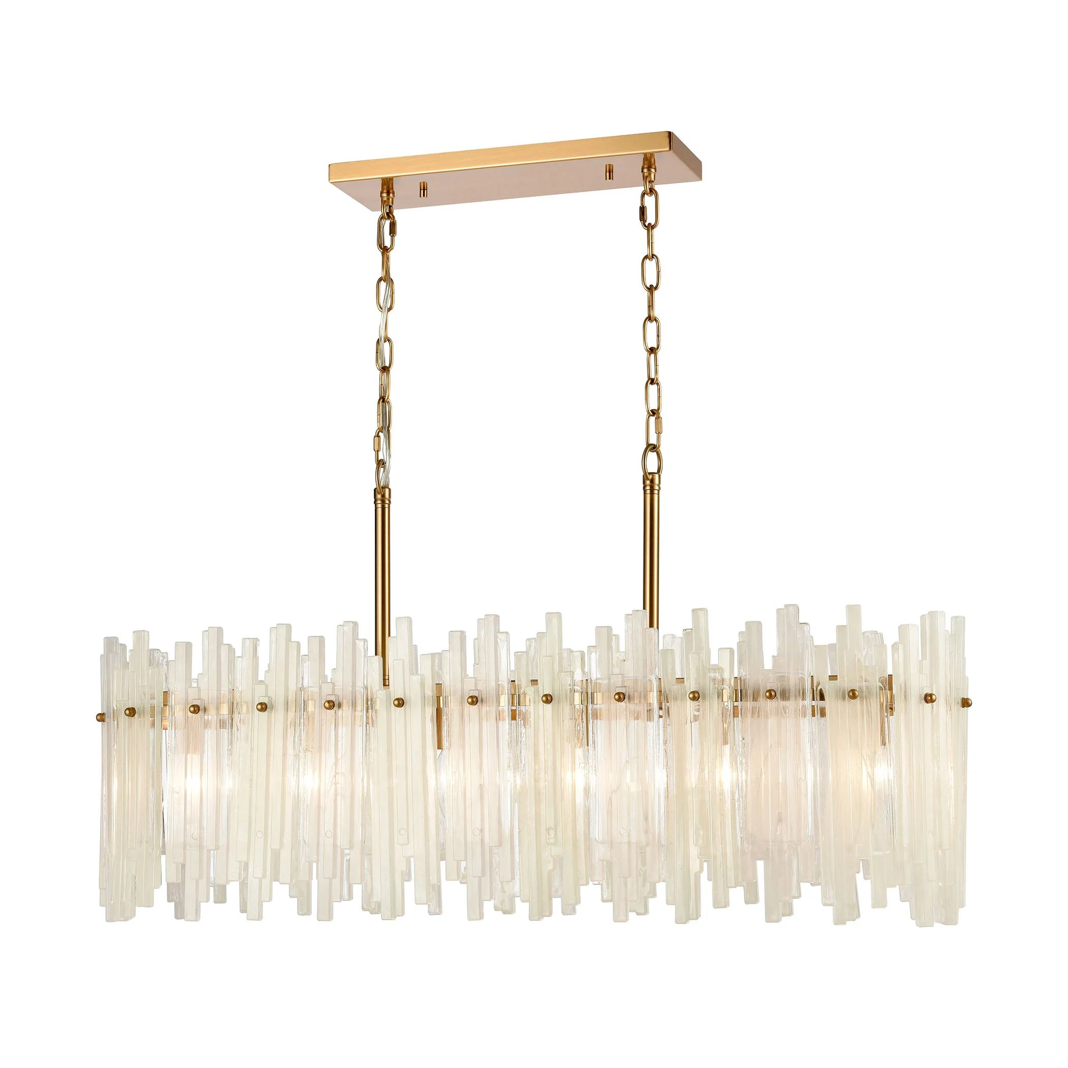 Wiley 6 - Light Unique Rectangle Chandelier | Wayfair North America