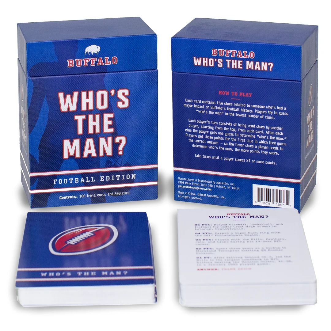 Who's the Man - Buffalo Football Edition | Etsy (US)