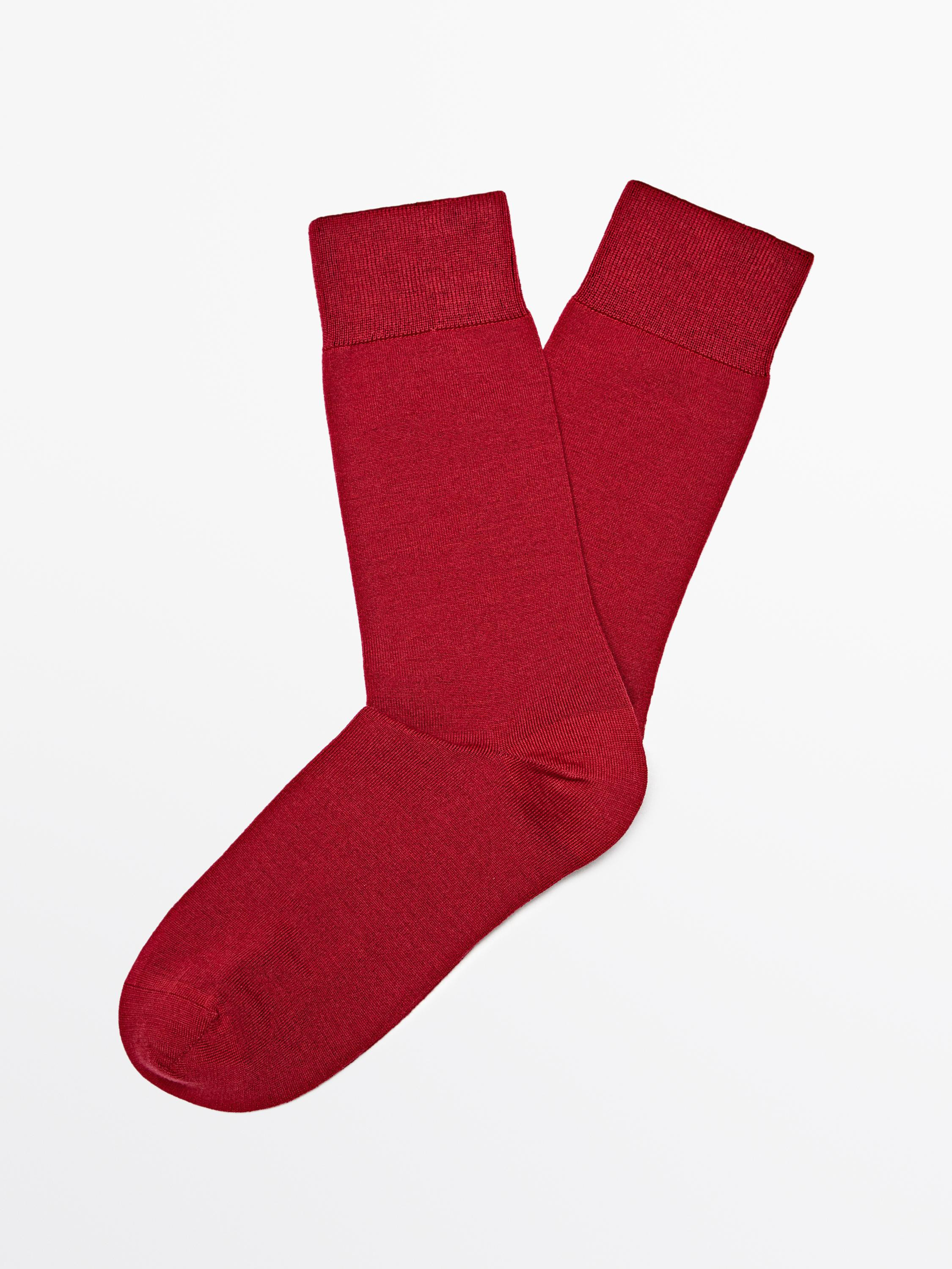 Wool blend socks | Massimo Dutti UK