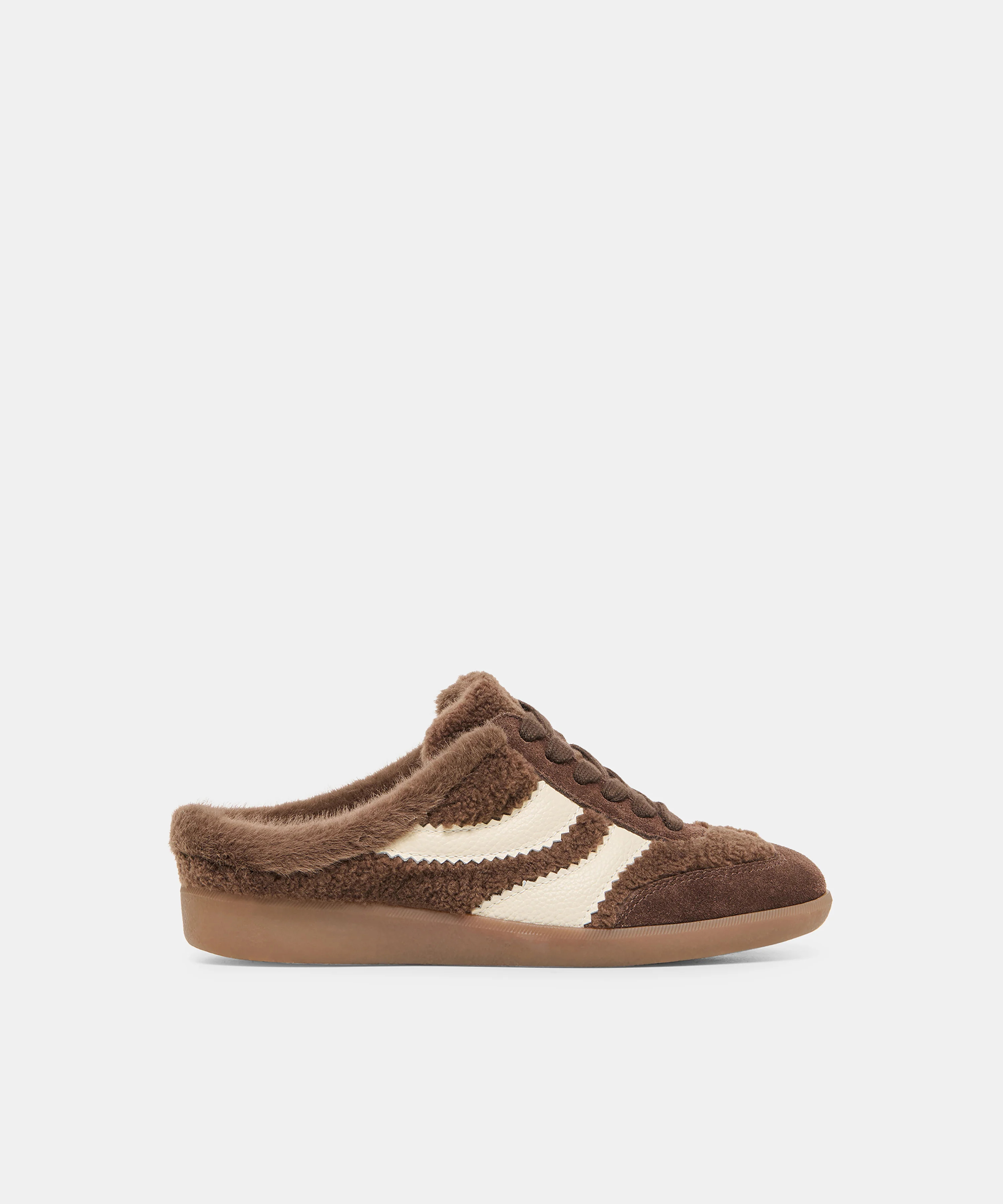 Merit Slide Plush Sneakers in Dark Brown Plush Size 11 By Dolce Vita | DolceVita.com