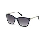 GUESS Women's Gu7483 Cateye Sunglasses, Shiny Blue & Gradient Smoke, 56 mm | Amazon (US)