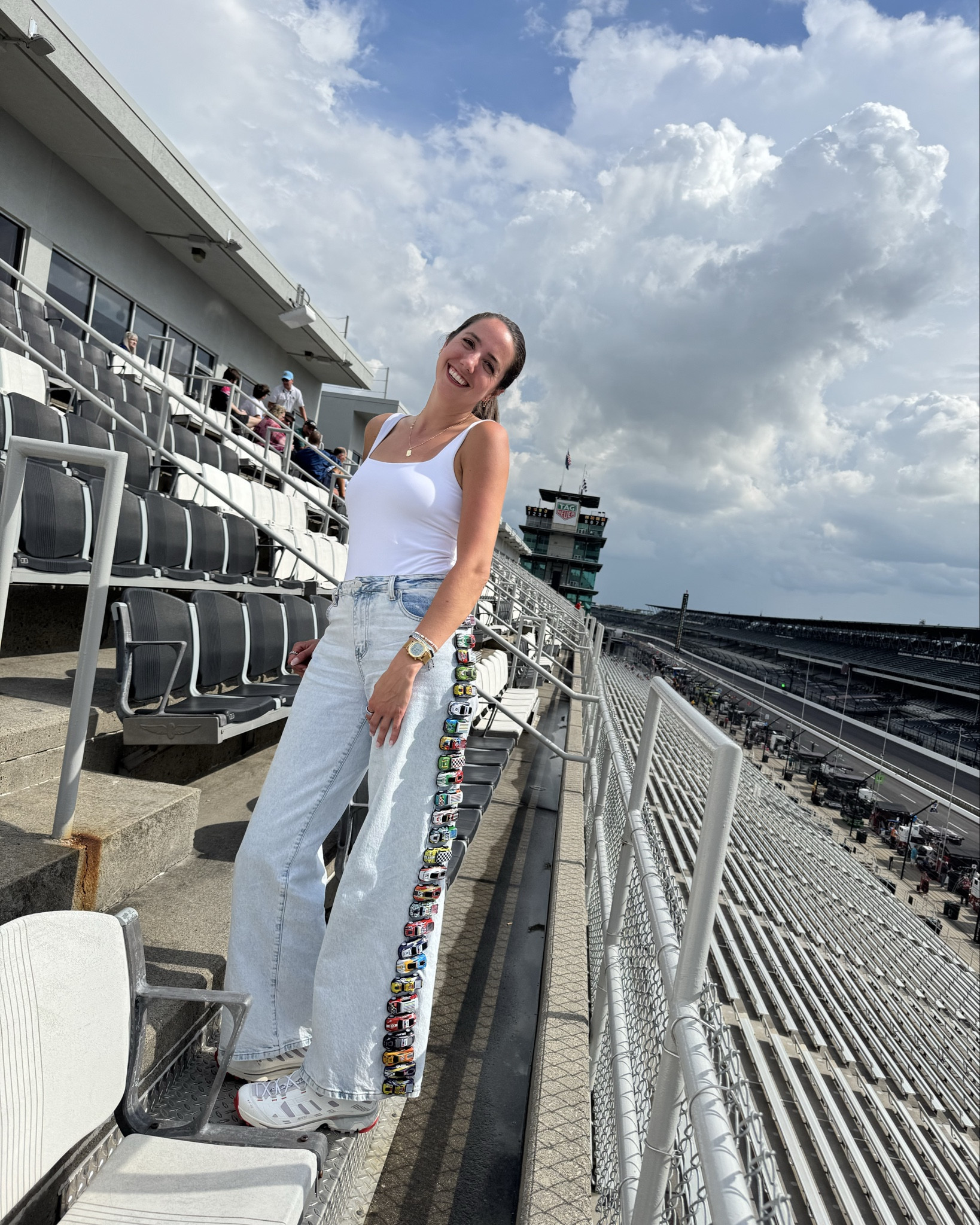 PRE-ORDER your own race car jeans now!! Hurry before they sell out. Perfect for any day at the track 🏎️

#LTKSeasonal #LTKStyleTip #LTKFindsUnder100