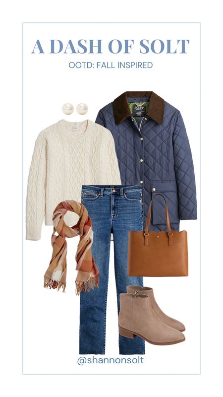 A classic fall outfit! The Barn Jacket from J.Crew is such a timeless piece and one I’m eyeing this season! 

Fall outfit, fall style, sweater, fishermen sweater, cable knit sweater, denim jeans, jeans, straight jeans, barn jacket, fall jacket, fall coat, boots, fall shoes, preppy outfit, preppy, preppy fashion, classic style 

#LTKSeasonal #LTKstyletip #LTKsalealert