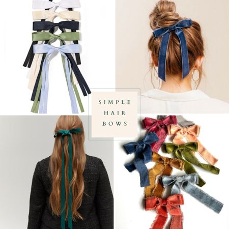Sleek and simple hair bows for her 🎀

#LTKSeasonal #LTKstyletip #LTKbeauty