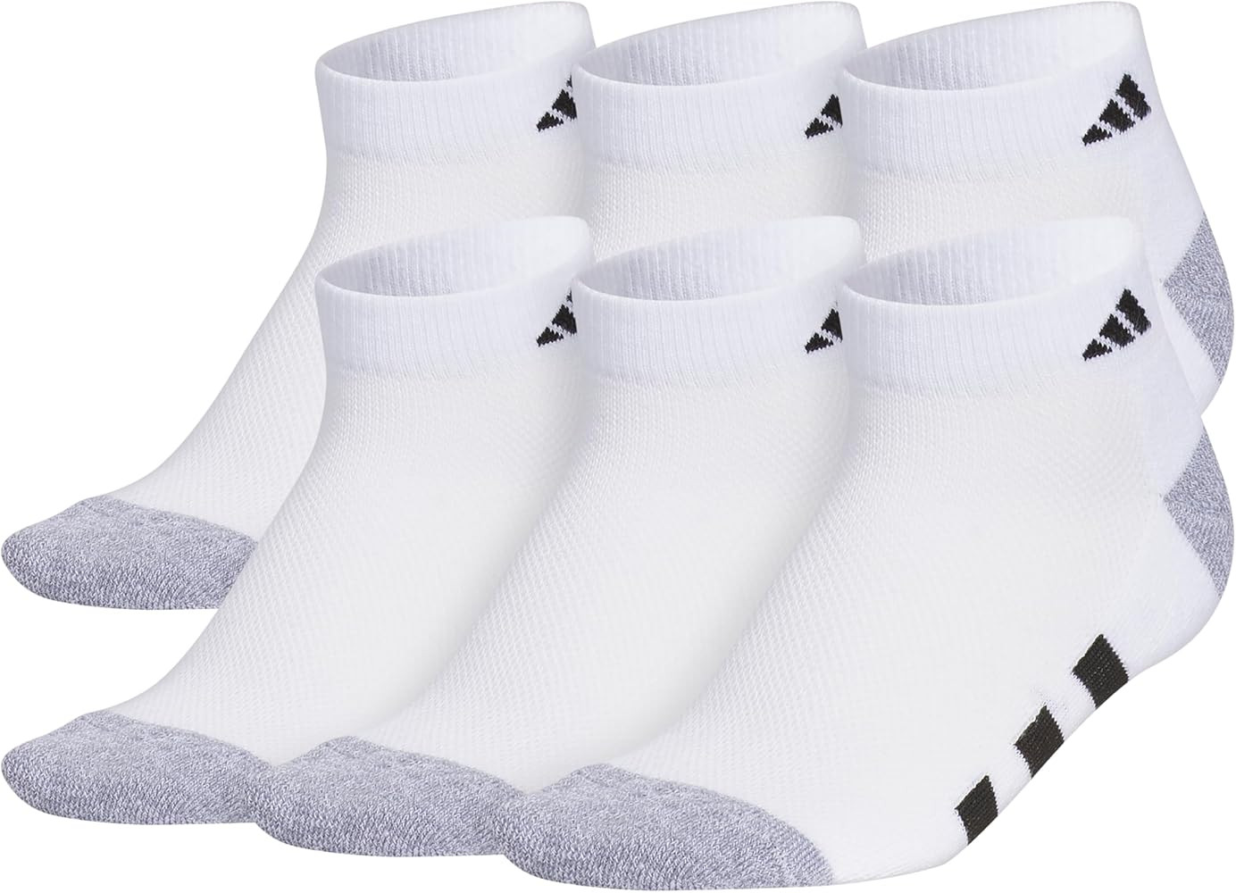 adidas Kids Low Cut Ankle Socks for Boys and Girls (6 Pairs) Durable & Comfortable | Amazon (US)
