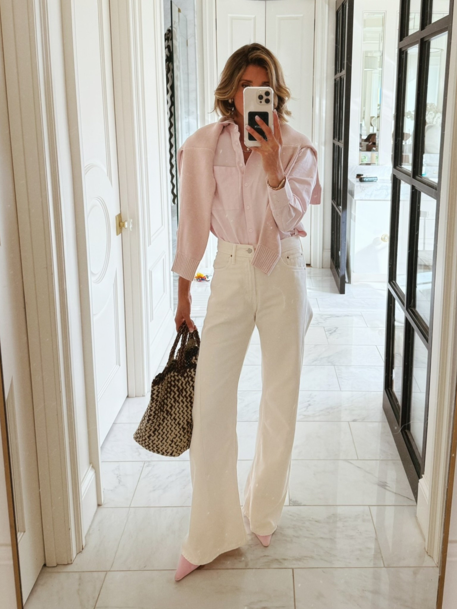 BEST SELLERS of the week — St. Barths Tote and Mother Denim in Natural.

#LTKootd