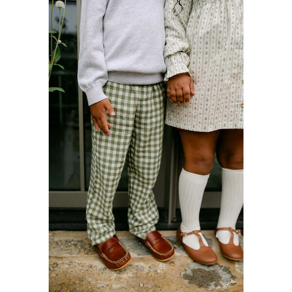 Bennett Pant, Green Gingham | Maisonette