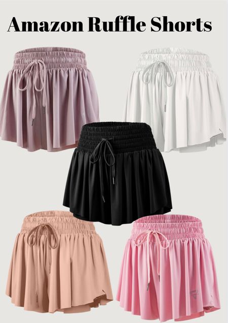 Amazon ruffle shorts. Amazon shorts. Amazon find. Amazon. Amazon womens shorts. Amazon clothing. Summer finds amazon. Shorts  

#LTKunder50 #LTKFind #LTKstyletip