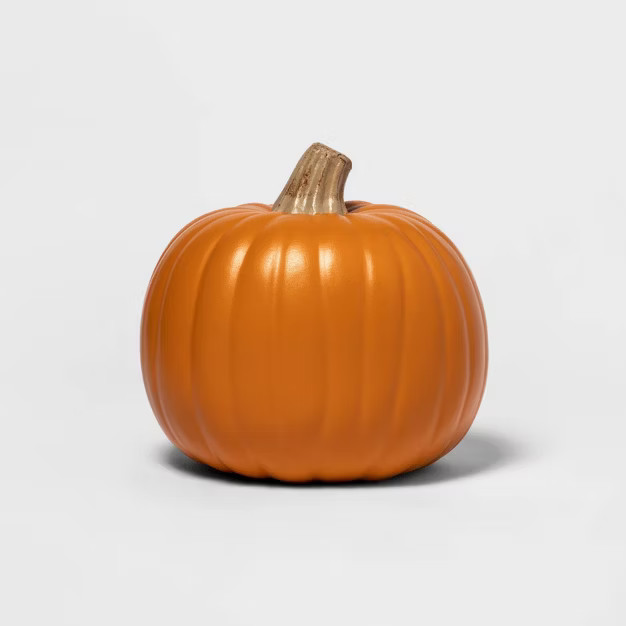 9" Carvable Faux Halloween Pumpkin Orange  - Hyde & EEK! Boutique™ | Target