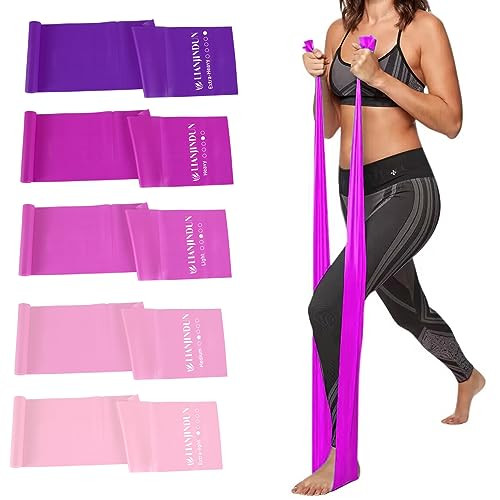 5 Pcs Professional Resistance Bands. Latex-Free, Elastic Band, Work Out Bands, Stretch Bands for ... | Amazon (US)
