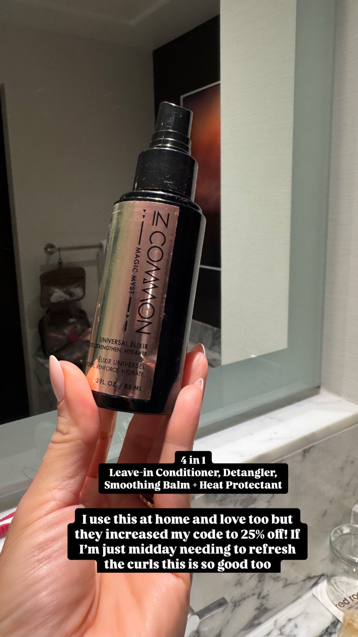 Code: Lori to save 25% 
4 in one… Leave-in Conditioner, Detangler, Smoothing Balm + Heat Protectant


#LTKBeauty #LTKOver40 #LTKSaleAlert