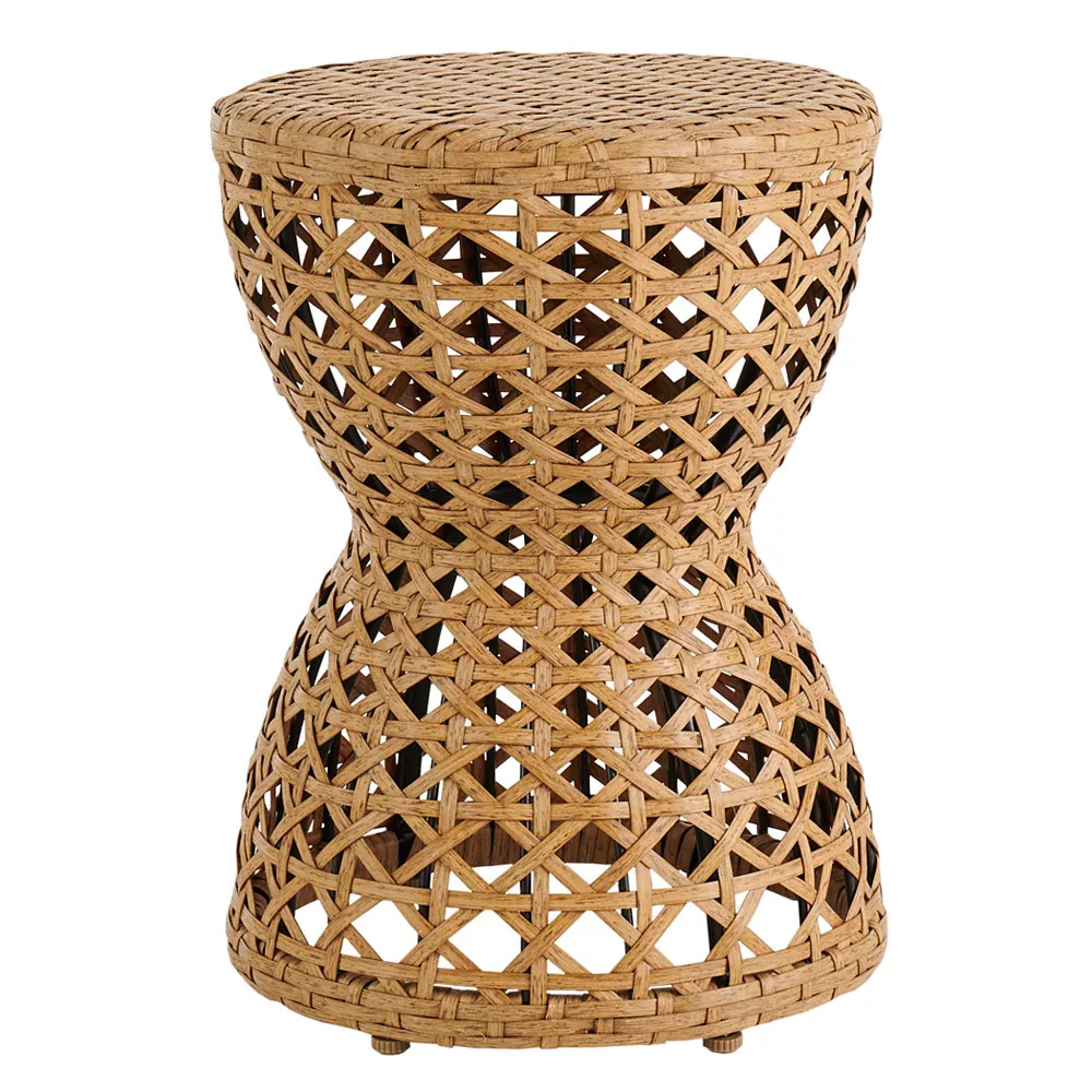 SONOMA Goods for Life® Cane Weave Hourglass Accent Table | Kohl's