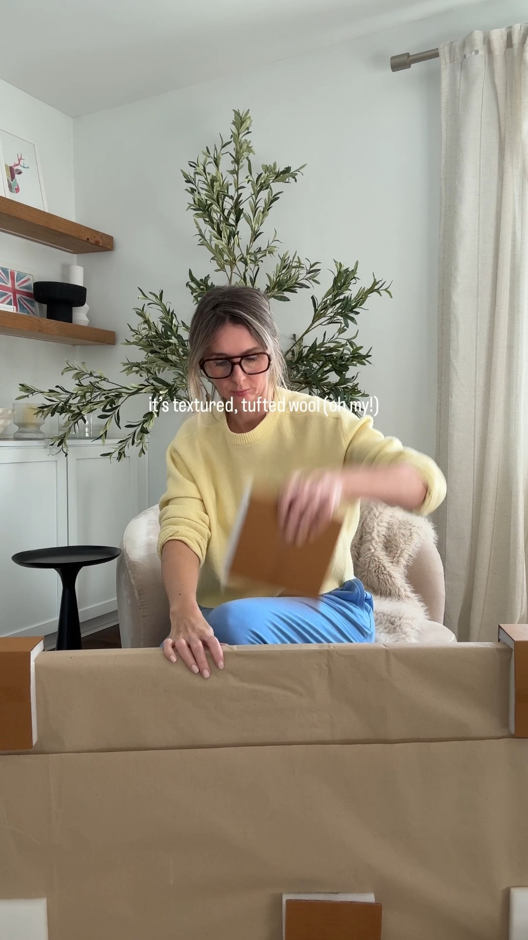 i’ve been searching for a piece of art for my lounge for months, and guys… i think i just found it! a wise friend once told me, every room should incorporate the color black because it anchors the room. so, here we are!🖤
 
ok, this piece is everything!! textured, tufted wool. pine frame. insane price. whooooo!! 

planning to hang this in my lounge, the room off the dining room. undecided if i’m going to hang horizontally or purchase a second and hang vertically side by side. @jenniecornell, i might need your advice on that one! i’ll do a walk through in my stories to show you both rooms, and the wall screaming out to be dressed by this thang! 

added a few other pieces that i spotted while i was shopping for this too!! 👌 

oh, andone last thing…the glasses. 🤓 my husband, my daughter and now my son are questioning them!! i like them. they don’t! i’m trying to add little something extra to my look. guess i’ll keep trying!! 🫠 


home decor • art unboxing • black and white art. textured art • modern home • home style • home interior •

#LTKstorytime #LTKOver40 #LTKHome