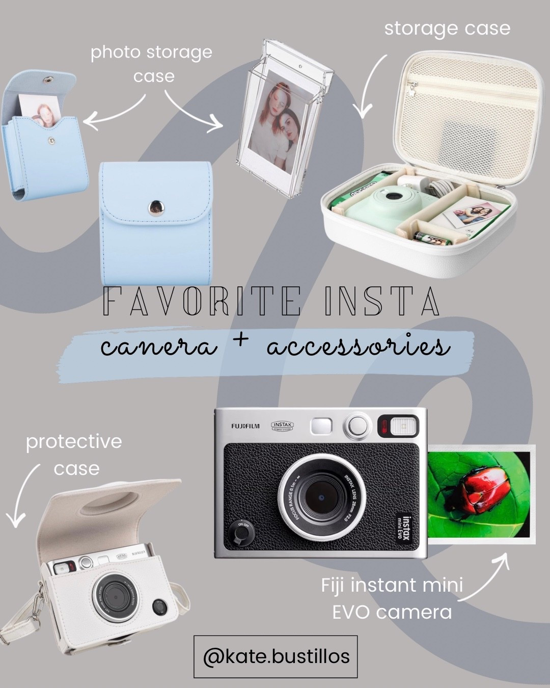 My favorite easy instant mini camera and accessories! Travel case, every day case, and picture case / storage 📸 this is perfect for on the go and would make for a fabulous gift!

#LTKHome #LTKBump #LTKmomlife