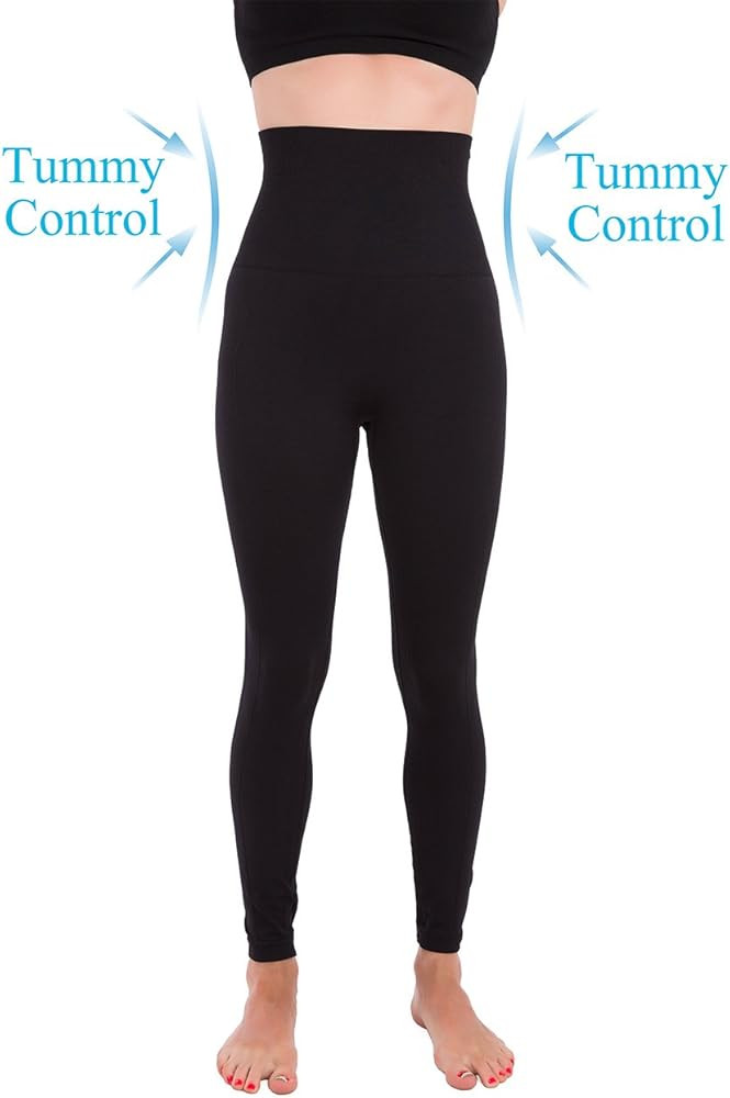 Homma Premium Thick High Waist Tummy Compression Slimming Leggings | Amazon (US)