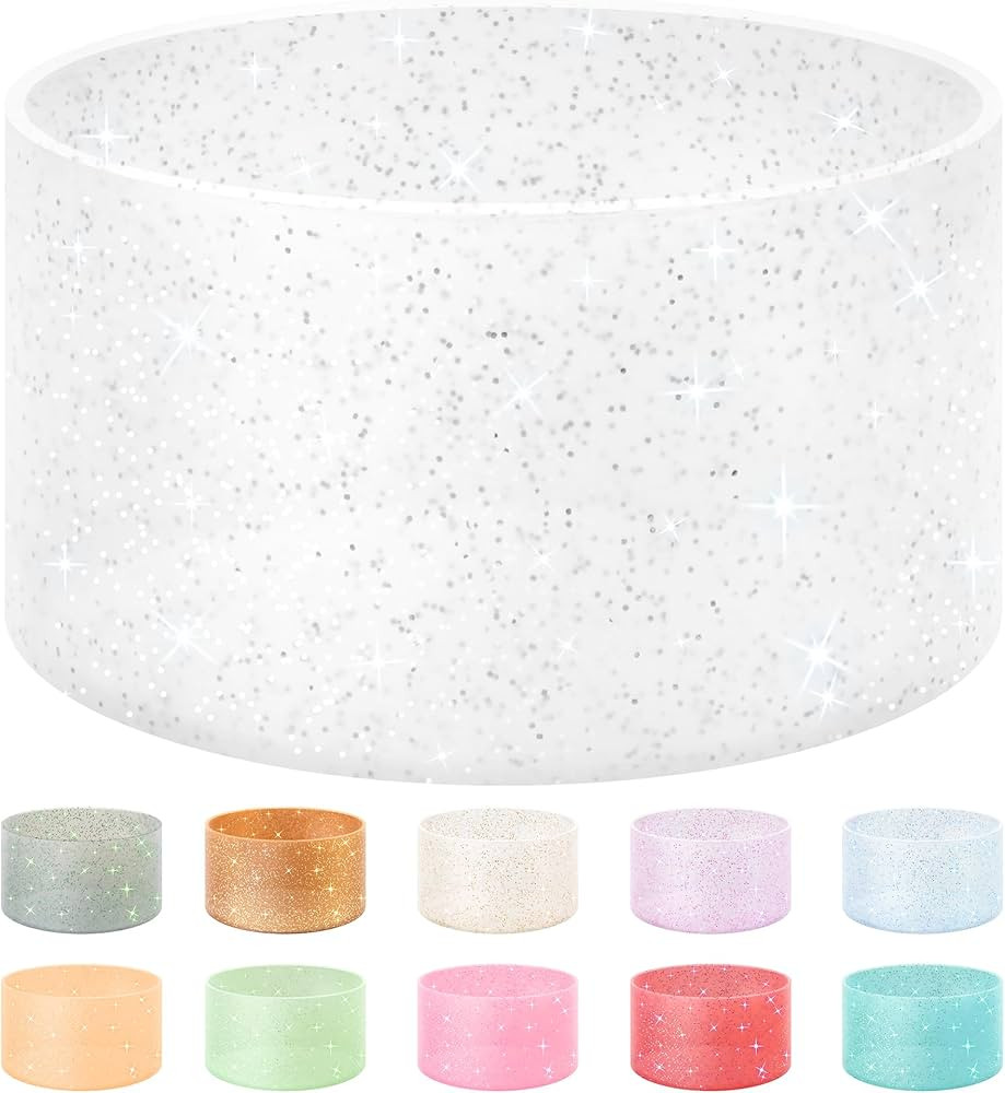 Vmini Protective Glitter Silicone Boot, Compatible with Stanley Tumbler 20-40oz & Hydro Flask Wat... | Amazon (US)