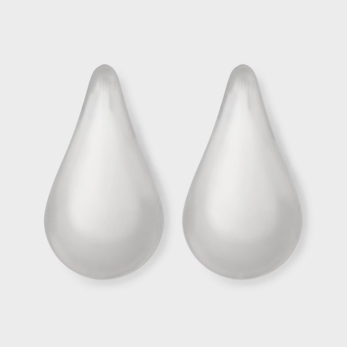 Large Teardrop Earrings - A New Day™ Silver | Target
