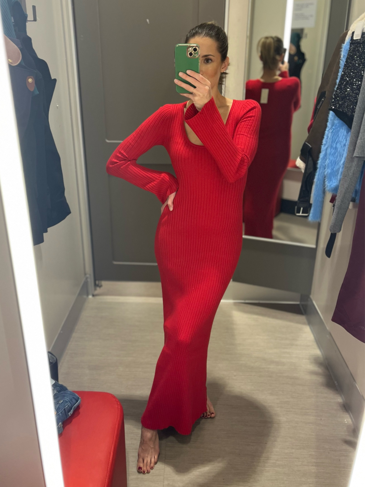 Found this adorable maxi red sweater dress at Target. It definitely went home with me. 

#LTKHoliday #LTKSeasonal #LTKFindsUnder50