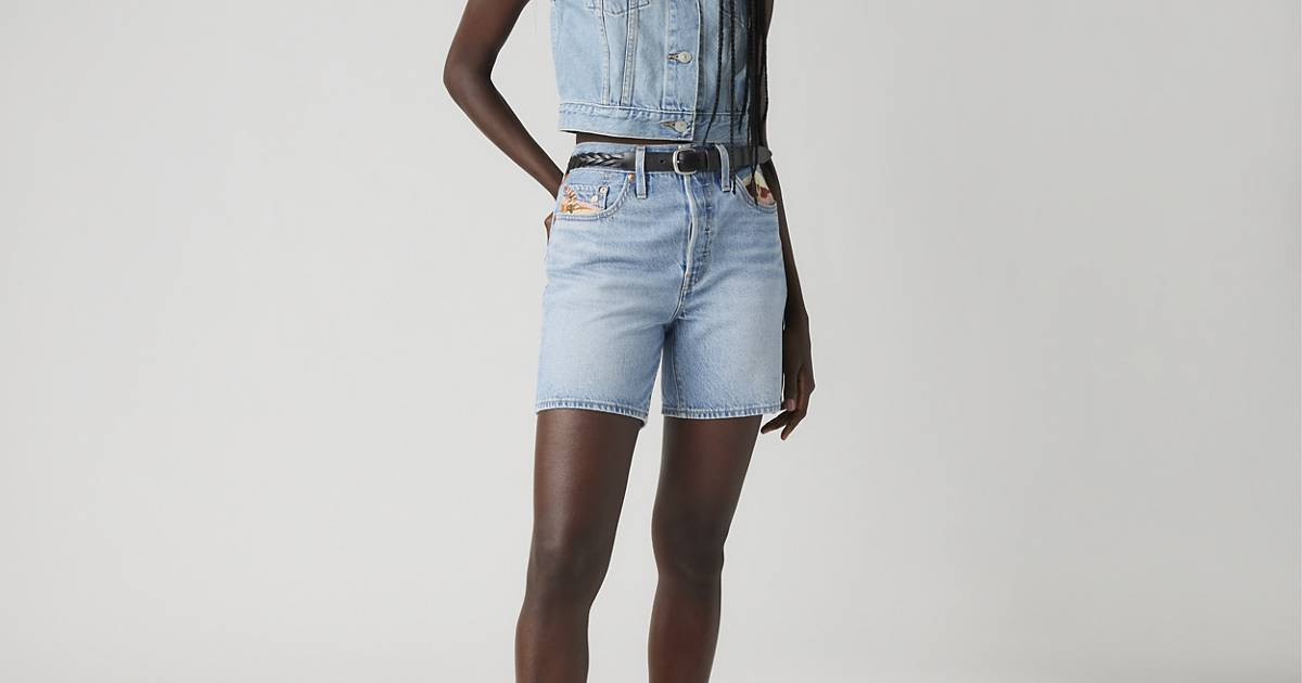 501® Original Fit High Rise Mid-thigh Lightweight Women's Shorts | Levi's CA