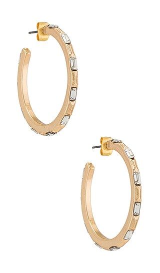 Crystal Detail Hoop | Revolve Clothing (Global)