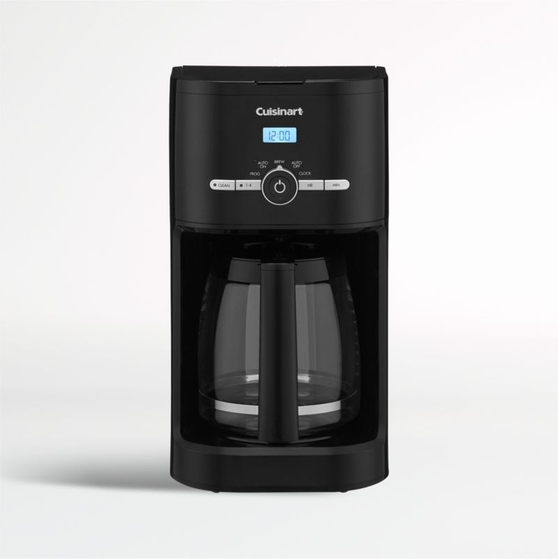 Cuisinart Black 12-Cup Classic Programmable Coffee Maker + Reviews | Crate and Barrel | Crate & Barrel