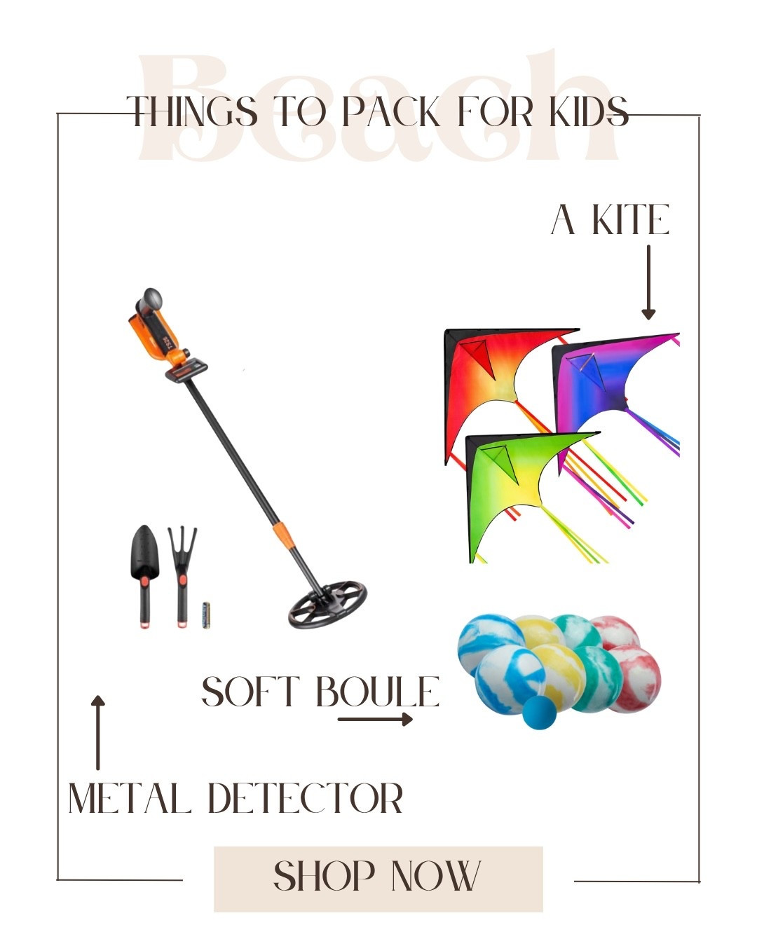 Cold, windy beach days = still worth it 🤍

If it’s not a “swim day,” we pack a few simple things that keep the kids entertained for hours — a kite for windy skies, soft boule for easy games, and even a metal detector (surprisingly the biggest hit).

It turns into a completely different kind of beach day… slower, cozy, and honestly just as fun.

I’ve linked everything here on my LTK if you want to recreate this for your next trip ✨

#beachwithkids #familybeachday #kidactivities #beachideas #travelwithkids #momlifeideas #easyactivities #familytravel

#LTKActive #LTKKids #LTKTravel