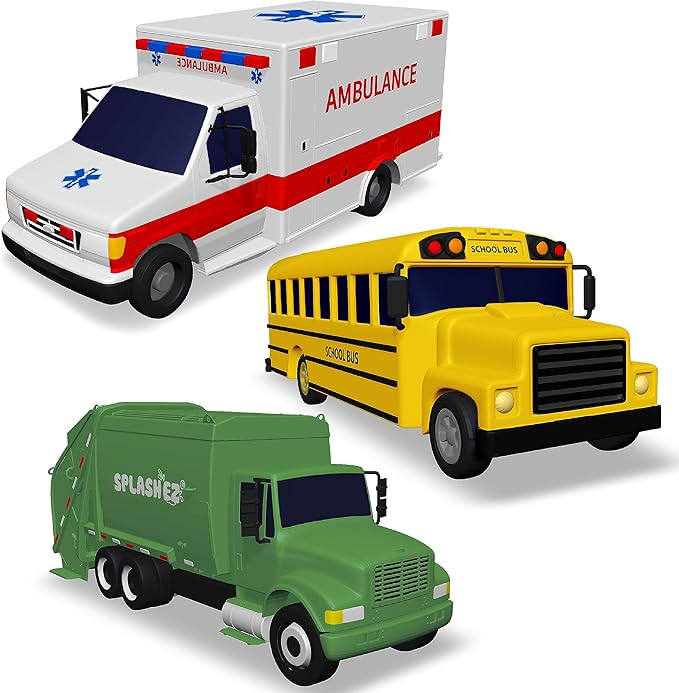 Mold Free Bath Toys for Babies and Toddlers, Car No Hole Bath Toys, Non Squirting Bath Toys no Mo... | Amazon (US)