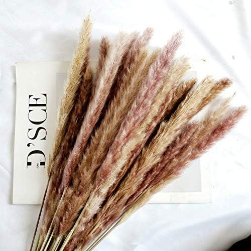 45cm Natural Dried Pampas Grass 30pcs for Flower Arrangements Home Decor | Amazon (US)