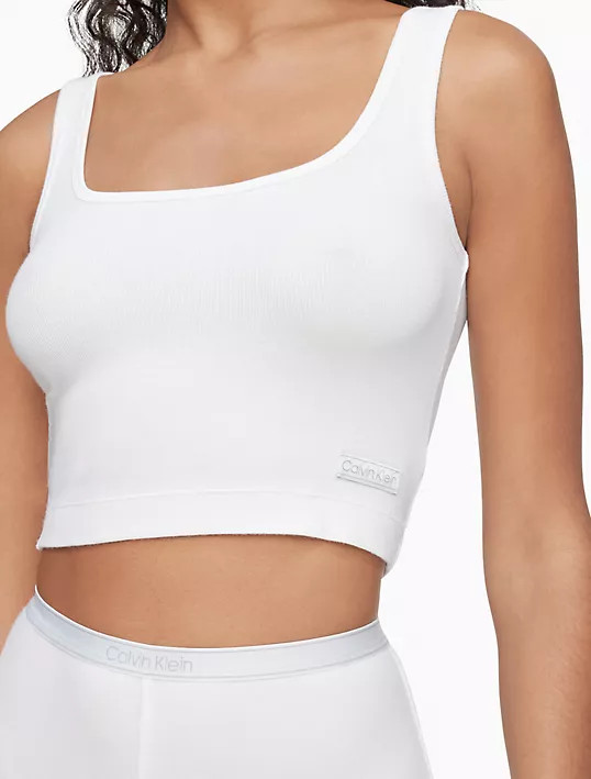 Pure Ribbed Sleep Tank Top | Calvin Klein | Calvin Klein (US)