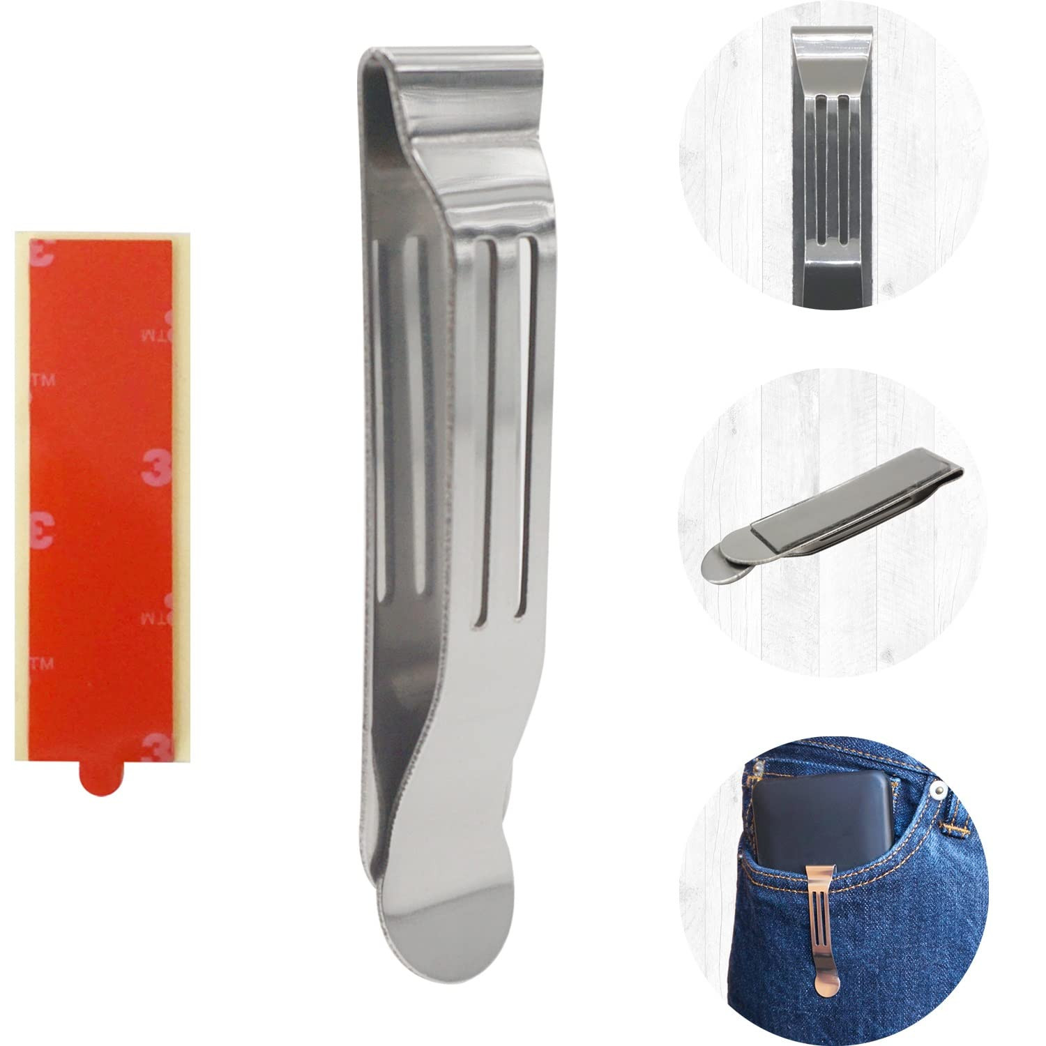 1 Pack Attachable Pocket Clip Replacement for Kinfe Smartphones GPS Walkie-Talkie Hip Clip Phone ... | Amazon (US)