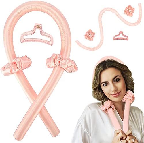 Tik Tok Overnight Hair Curls, No More Heat & Damage, Heatless Hair Curlers with Your Dreamy Culer... | Amazon (US)