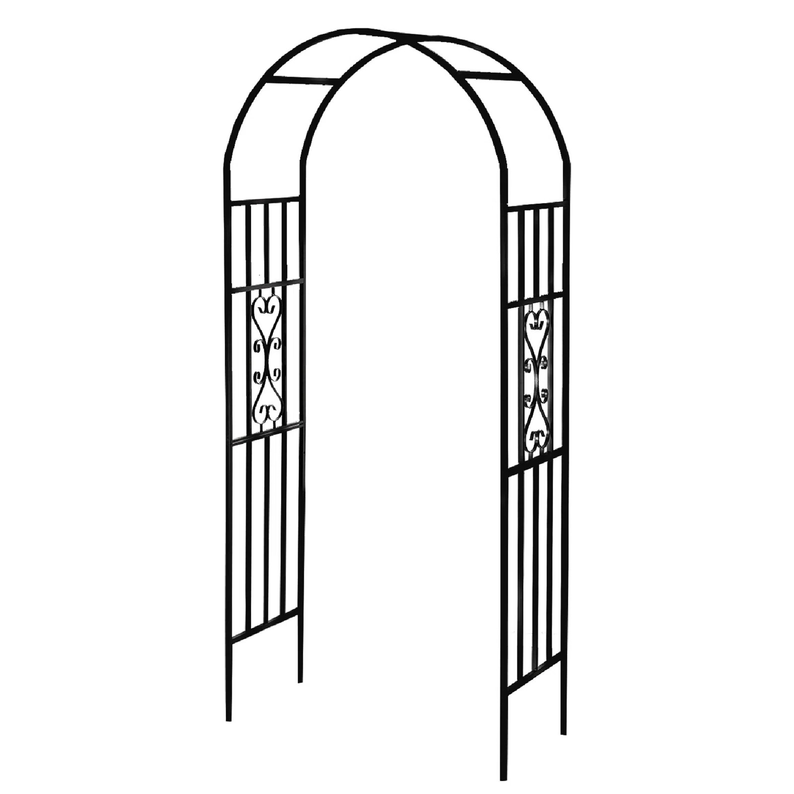 Scendor Garden Arches Arbors, Decorative Arch, Outdoor Iron Arbor, 100.5" H x 45" W Arch Trellis | Wayfair North America