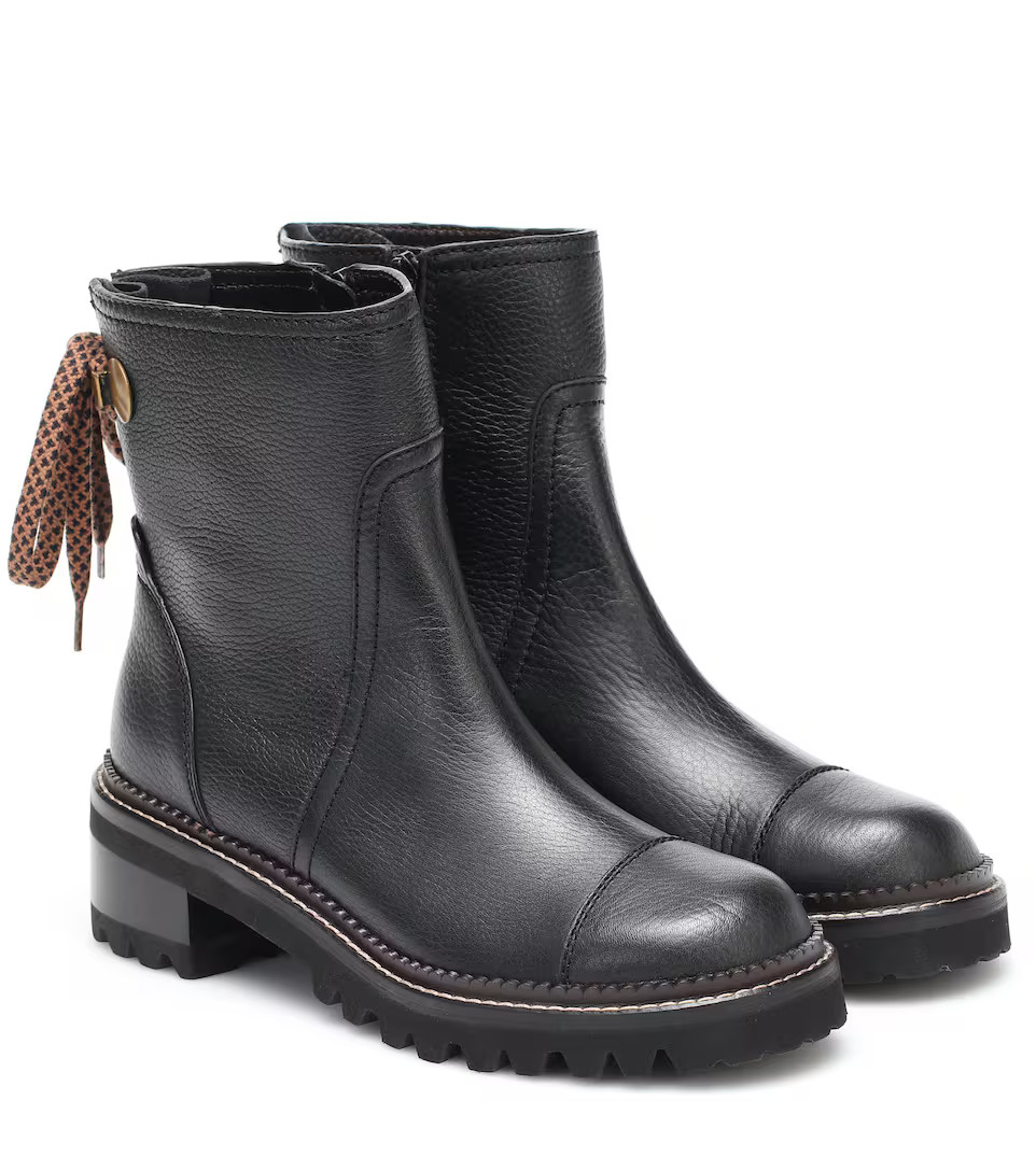 Ankle Boots aus Leder | Mytheresa (DACH)